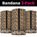 New Zealand Maori Niho Taniwha Neck Gaiter Karaka Mangopare and Puhoro Pattern - Aussie Hoodie