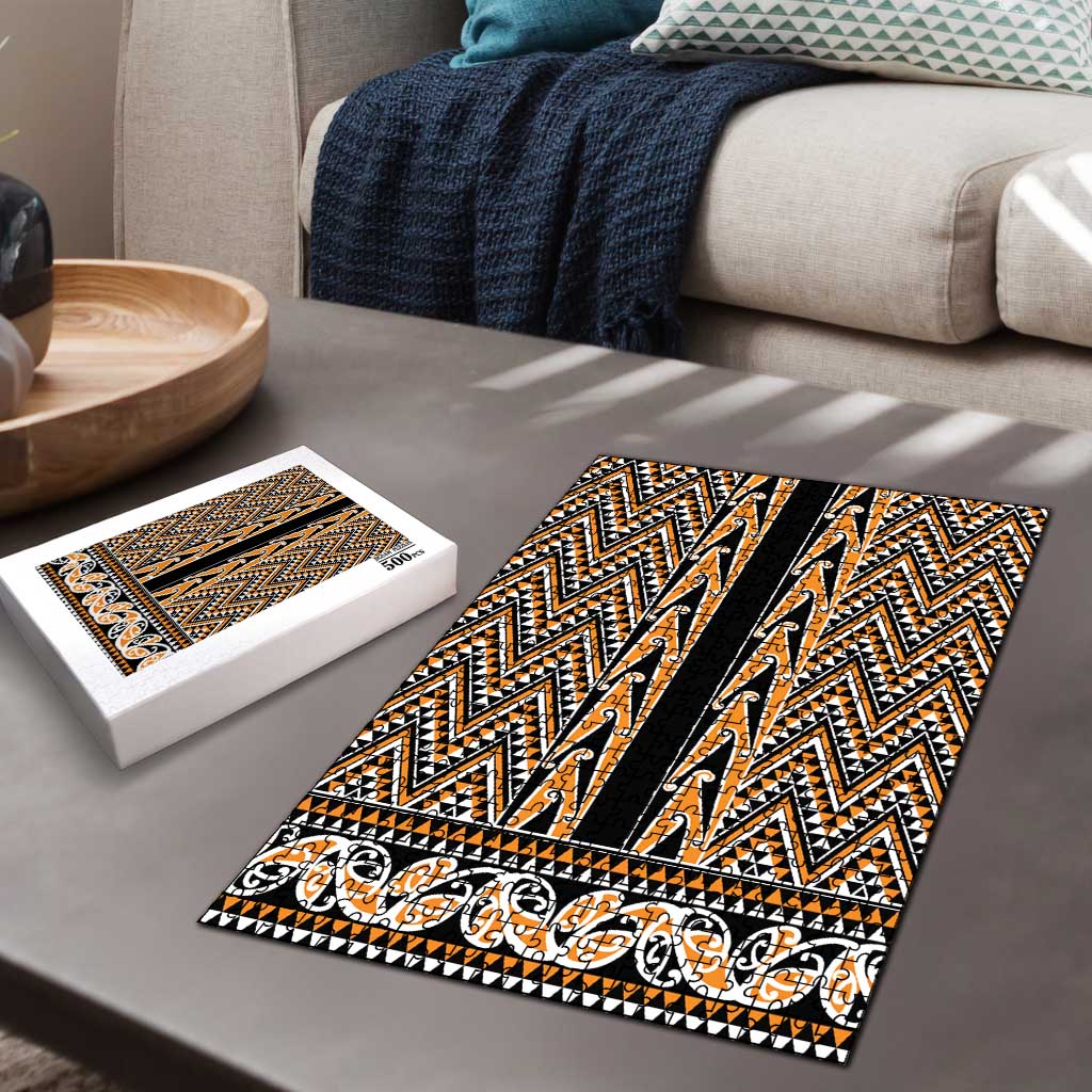New Zealand Maori Niho Taniwha Puzzle Karaka Mangopare and Puhoro Pattern - Aussie Hoodie