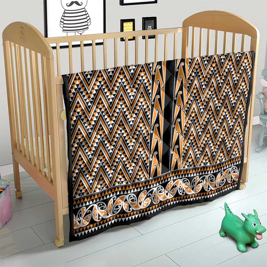 New Zealand Maori Niho Taniwha Quilt Karaka Mangopare and Puhoro Pattern