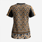 New Zealand Maori Niho Taniwha Scrub Top Karaka Mangopare and Puhoro Pattern - Aussie Hoodie