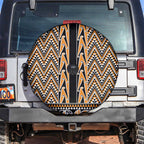 New Zealand Maori Niho Taniwha Spare Tire Cover Karaka Mangopare and Puhoro Pattern