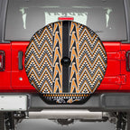 New Zealand Maori Niho Taniwha Spare Tire Cover Karaka Mangopare and Puhoro Pattern