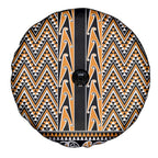 New Zealand Maori Niho Taniwha Spare Tire Cover Karaka Mangopare and Puhoro Pattern
