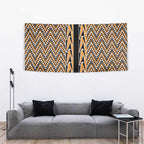 New Zealand Maori Niho Taniwha Tapestry Karaka Mangopare and Puhoro Pattern