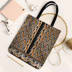 New Zealand Maori Niho Taniwha Tote Bag Karaka Mangopare and Puhoro Pattern - Aussie Hoodie