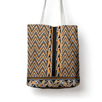 New Zealand Maori Niho Taniwha Tote Bag Karaka Mangopare and Puhoro Pattern - Aussie Hoodie