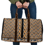 New Zealand Maori Niho Taniwha Travel Bag Karaka Mangopare and Puhoro Pattern - Aussie Hoodie