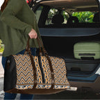 New Zealand Maori Niho Taniwha Travel Bag Karaka Mangopare and Puhoro Pattern - Aussie Hoodie