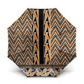New Zealand Maori Niho Taniwha Umbrella Karaka Mangopare and Puhoro Pattern - Aussie Hoodie