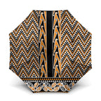 New Zealand Maori Niho Taniwha Umbrella Karaka Mangopare and Puhoro Pattern - Aussie Hoodie