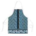 New Zealand Maori Niho Taniwha Apron Kikorangi Mangopare and Puhoro Pattern - Aussie Hoodie