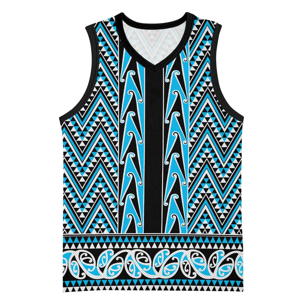 New Zealand Maori Niho Taniwha Basketball Jersey Kikorangi Mangopare and Puhoro Pattern - Aussie Hoodie