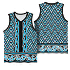 New Zealand Maori Niho Taniwha Basketball Jersey Kikorangi Mangopare and Puhoro Pattern - Aussie Hoodie