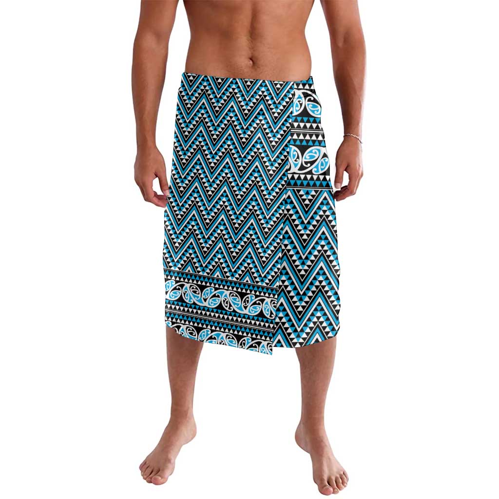 New Zealand Maori Niho Taniwha Lavalava Kikorangi Mangopare and Puhoro Pattern