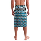 New Zealand Maori Niho Taniwha Lavalava Kikorangi Mangopare and Puhoro Pattern