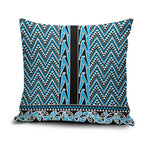 New Zealand Maori Niho Taniwha Pillow Cover Kikorangi Mangopare and Puhoro Pattern - Aussie Hoodie