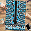 New Zealand Maori Niho Taniwha Puzzle Kikorangi Mangopare and Puhoro Pattern - Aussie Hoodie