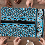 New Zealand Maori Niho Taniwha Puzzle Kikorangi Mangopare and Puhoro Pattern - Aussie Hoodie