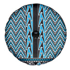 New Zealand Maori Niho Taniwha Spare Tire Cover Kikorangi Mangopare and Puhoro Pattern