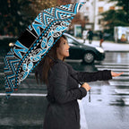New Zealand Maori Niho Taniwha Umbrella Kikorangi Mangopare and Puhoro Pattern - Aussie Hoodie