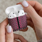 New Zealand Maori Niho Taniwha AirPods Case Mawhero Mangopare and Puhoro Pattern - Aussie Hoodie