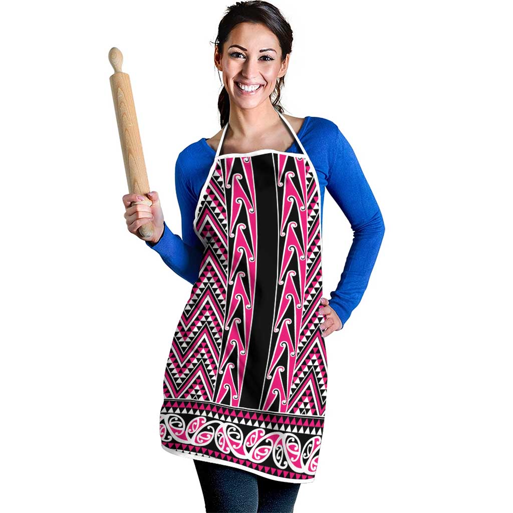 New Zealand Maori Niho Taniwha Apron Mawhero Mangopare and Puhoro Pattern - Aussie Hoodie