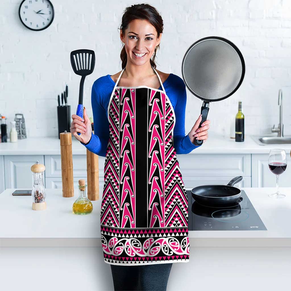New Zealand Maori Niho Taniwha Apron Mawhero Mangopare and Puhoro Pattern - Aussie Hoodie