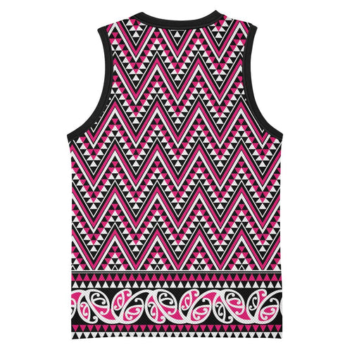 New Zealand Maori Niho Taniwha Basketball Jersey Mawhero Mangopare and Puhoro Pattern - Aussie Hoodie