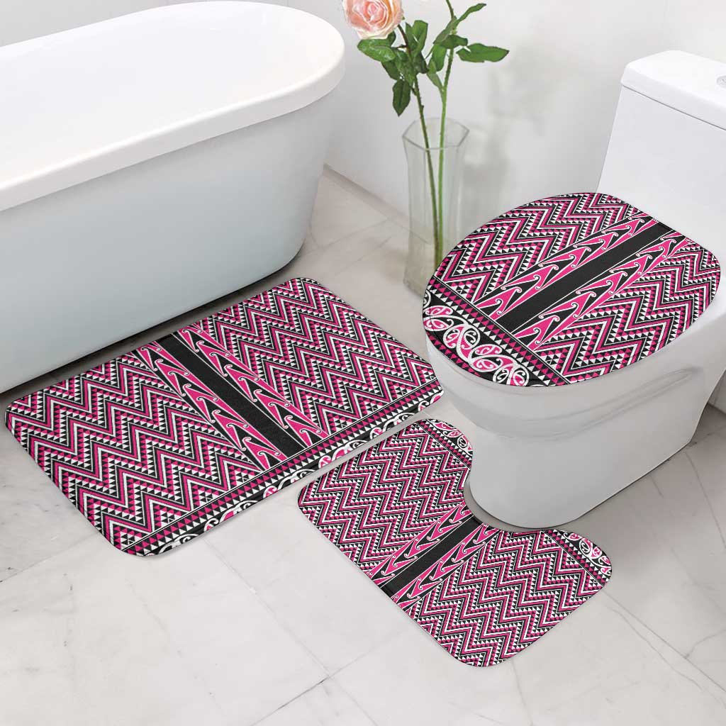 New Zealand Maori Niho Taniwha Bathroom Set Mawhero Mangopare and Puhoro Pattern - Aussie Hoodie