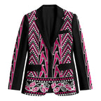 New Zealand Maori Niho Taniwha Blazer Mawhero Mangopare and Puhoro Pattern - Aussie Hoodie