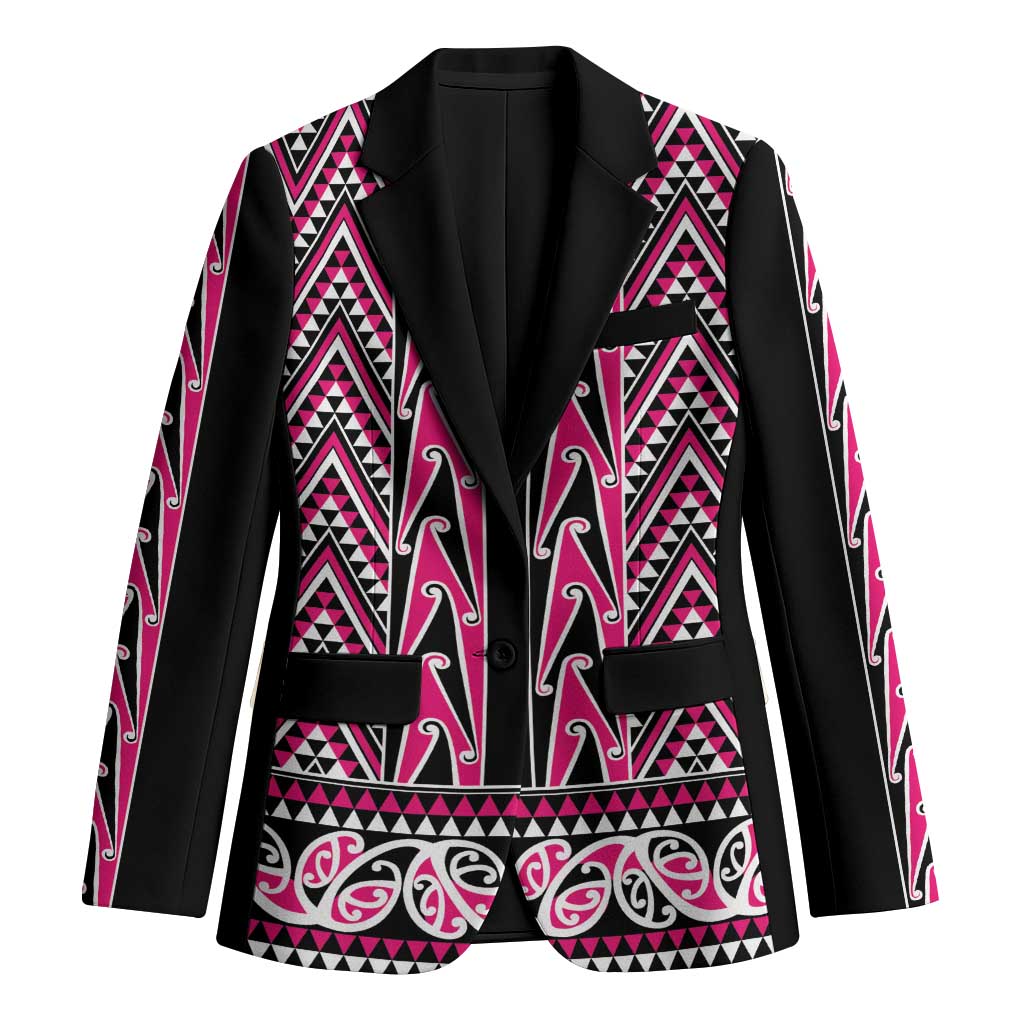 New Zealand Maori Niho Taniwha Blazer Mawhero Mangopare and Puhoro Pattern - Aussie Hoodie