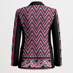 New Zealand Maori Niho Taniwha Blazer Mawhero Mangopare and Puhoro Pattern - Aussie Hoodie