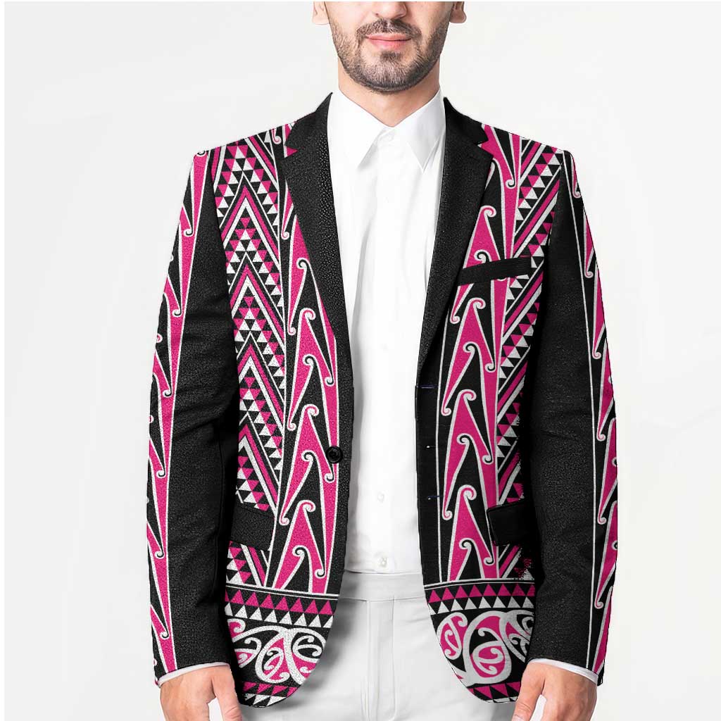 New Zealand Maori Niho Taniwha Blazer Mawhero Mangopare and Puhoro Pattern - Aussie Hoodie