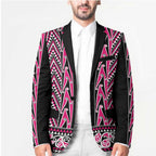 New Zealand Maori Niho Taniwha Blazer Mawhero Mangopare and Puhoro Pattern - Aussie Hoodie