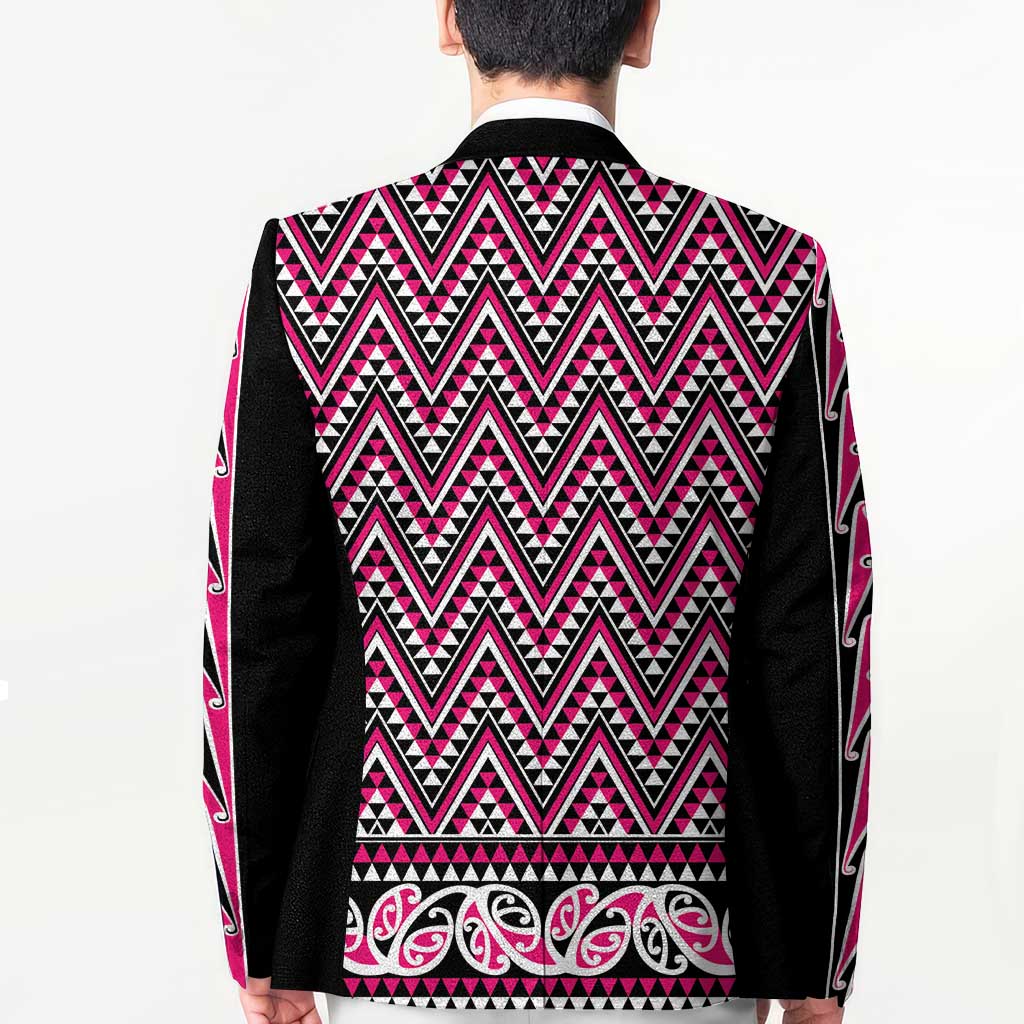 New Zealand Maori Niho Taniwha Blazer Mawhero Mangopare and Puhoro Pattern - Aussie Hoodie