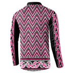 New Zealand Maori Niho Taniwha Button Sweatshirt Mawhero Mangopare and Puhoro Pattern