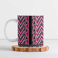 New Zealand Maori Niho Taniwha Ceramic Mug Mawhero Mangopare and Puhoro Pattern - Aussie Hoodie
