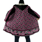 New Zealand Maori Niho Taniwha Cloak Mawhero Mangopare and Puhoro Pattern - Aussie Hoodie