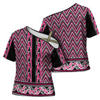 New Zealand Maori Niho Taniwha Cross Shoulder Shirt Mawhero Mangopare and Puhoro Pattern - Aussie Hoodie