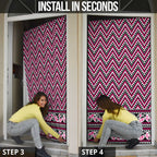 New Zealand Maori Niho Taniwha Door Cover Mawhero Mangopare and Puhoro Pattern - Aussie Hoodie