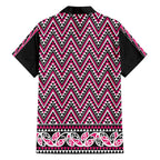 New Zealand Maori Niho Taniwha Family Matching Puletasi and Hawaiian Shirt Mawhero Mangopare and Puhoro Pattern