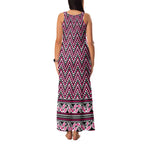 New Zealand Maori Niho Taniwha Family Matching Tank Maxi Dress and Hawaiian Shirt Mawhero Mangopare and Puhoro Pattern