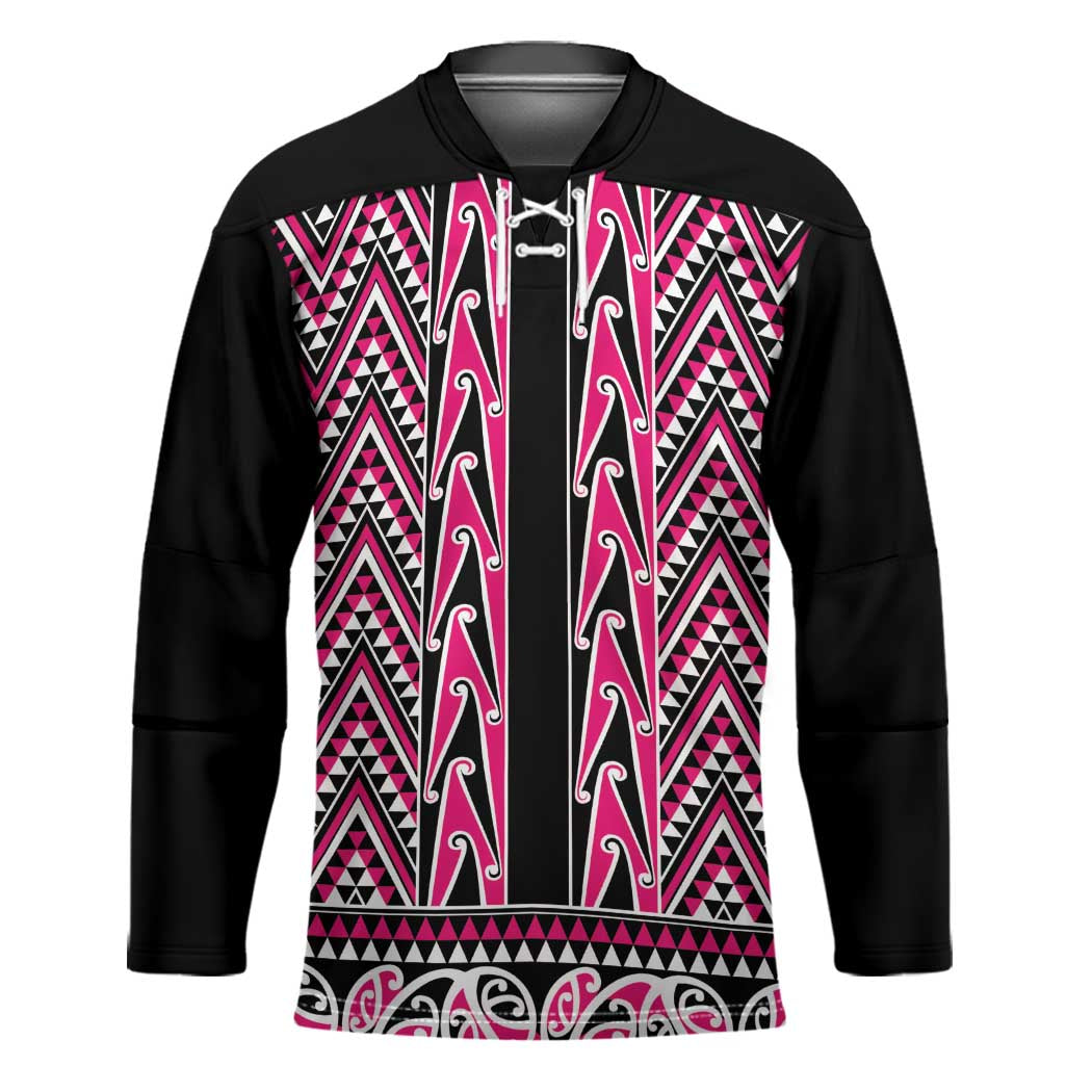 New Zealand Maori Niho Taniwha Hockey Jersey Mawhero Mangopare and Puhoro Pattern - Aussie Hoodie