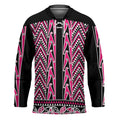 New Zealand Maori Niho Taniwha Hockey Jersey Mawhero Mangopare and Puhoro Pattern - Aussie Hoodie