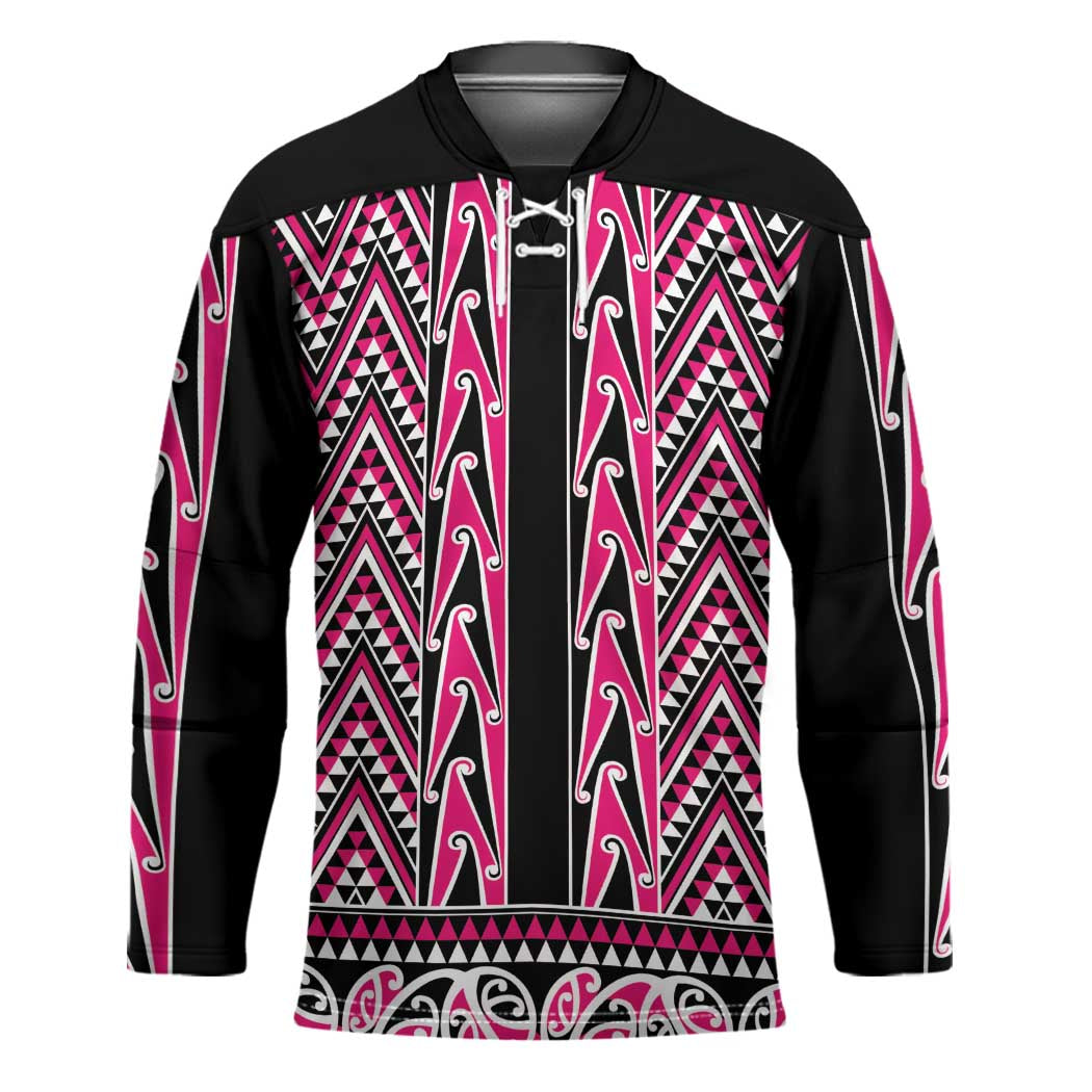 New Zealand Maori Niho Taniwha Hockey Jersey Mawhero Mangopare and Puhoro Pattern - Aussie Hoodie