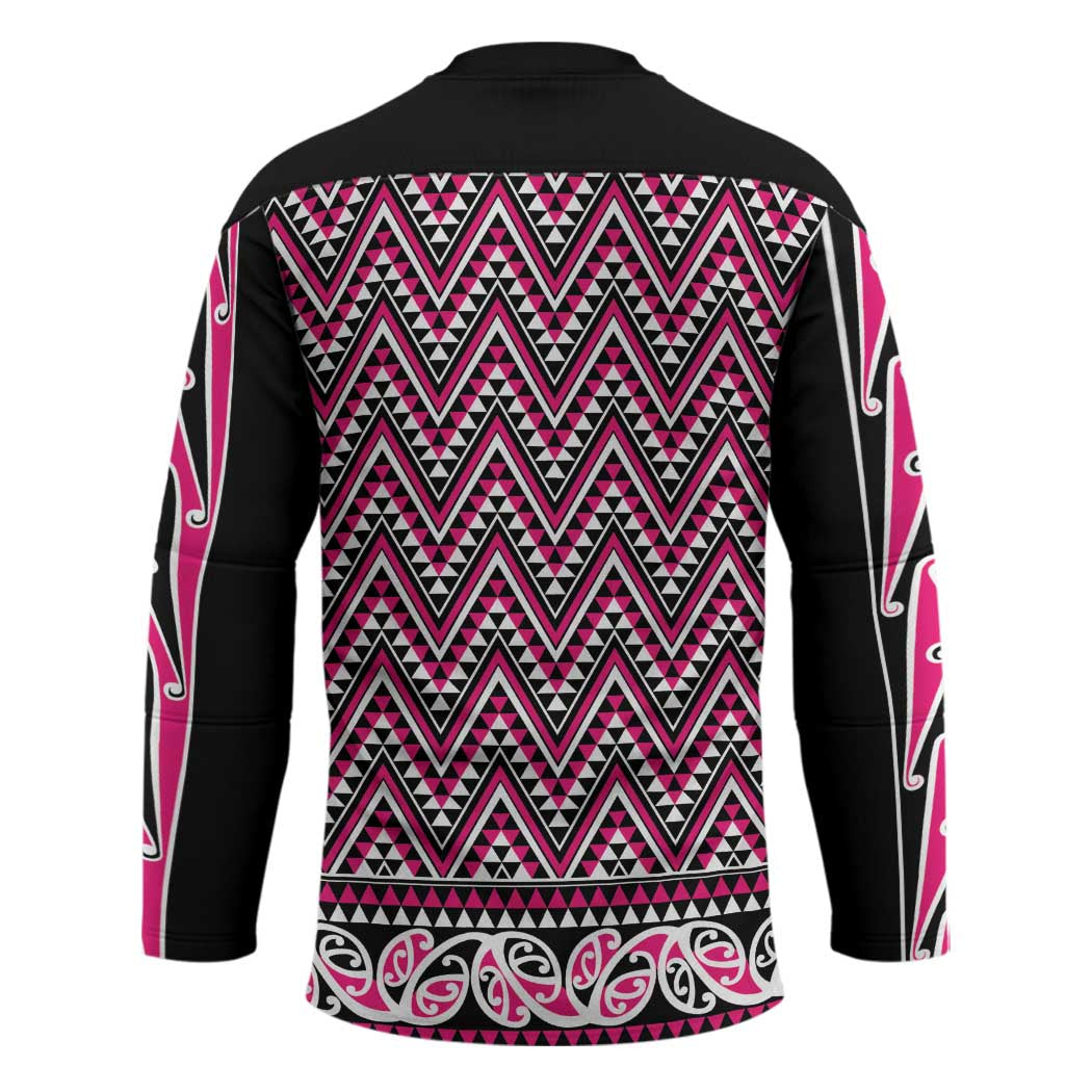 New Zealand Maori Niho Taniwha Hockey Jersey Mawhero Mangopare and Puhoro Pattern - Aussie Hoodie