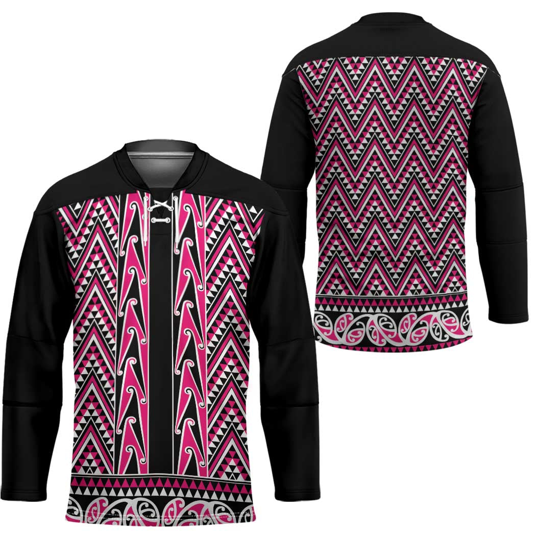 New Zealand Maori Niho Taniwha Hockey Jersey Mawhero Mangopare and Puhoro Pattern - Aussie Hoodie