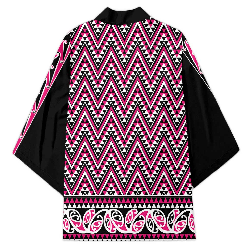 New Zealand Maori Niho Taniwha Kimono Mawhero Mangopare and Puhoro Pattern - Aussie Hoodie
