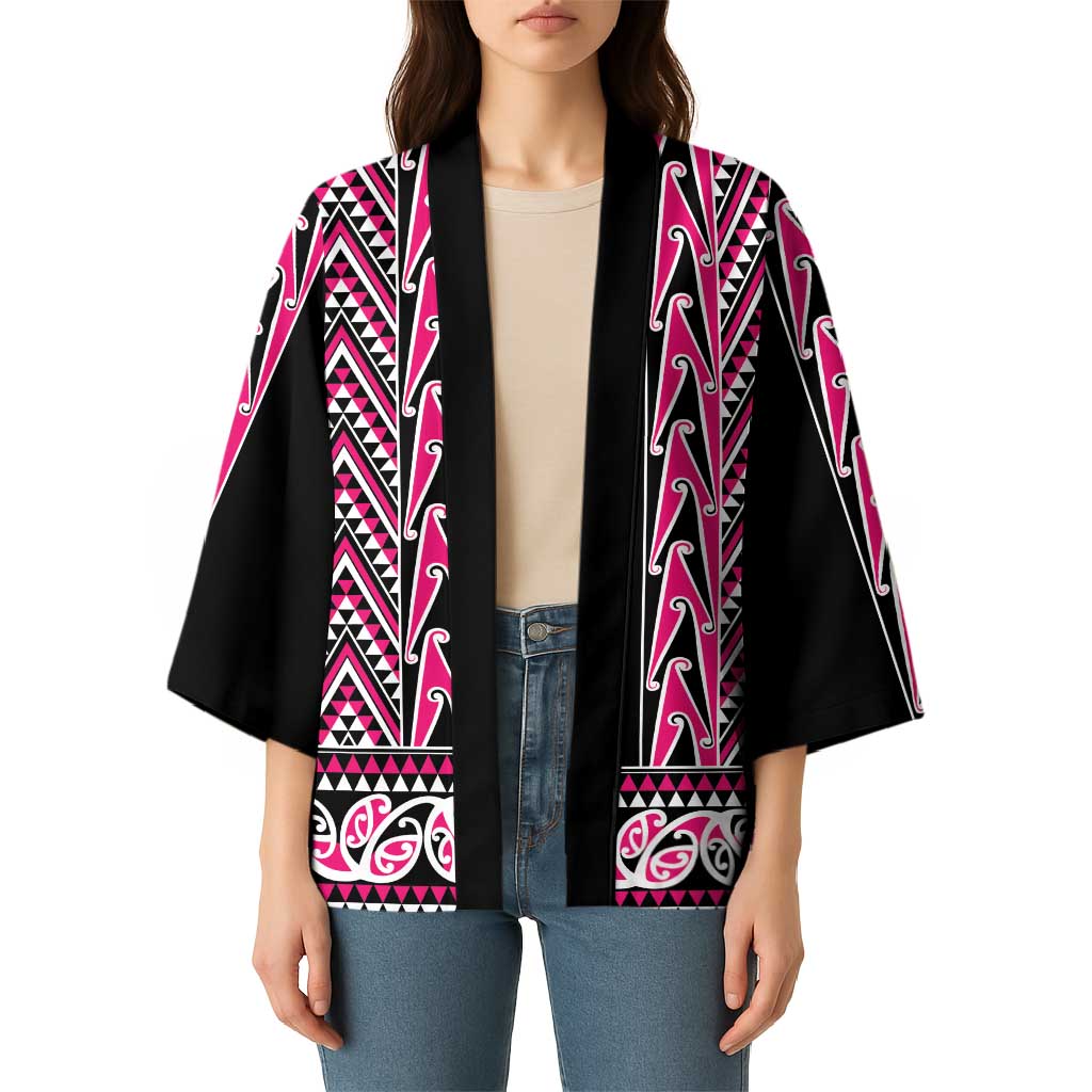 New Zealand Maori Niho Taniwha Kimono Mawhero Mangopare and Puhoro Pattern - Aussie Hoodie