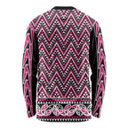 New Zealand Maori Niho Taniwha Long Sleeve Shirt Mawhero Mangopare and Puhoro Pattern
